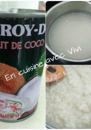 recette du riz gluant au lait de coco et mangue