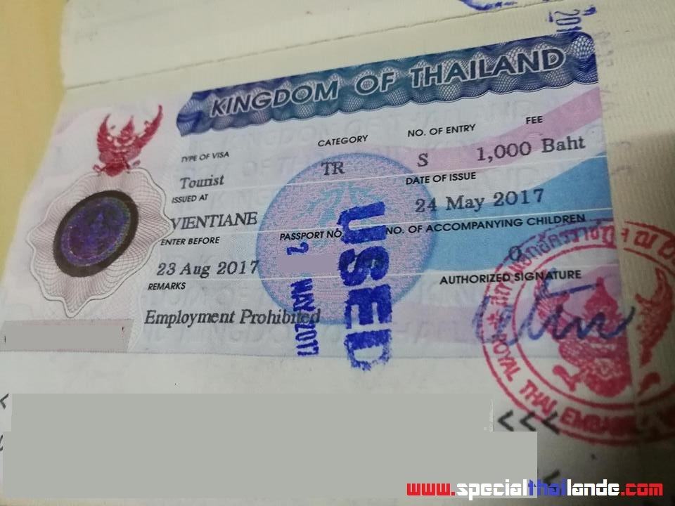 Visa Touristique pour la Thaïlande 