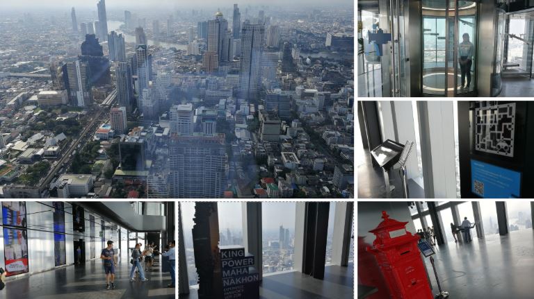 Mahanakhon SkyWalk à Bangkok 74 étages